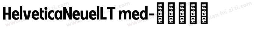 HelveticaNeuelLT med字体转换